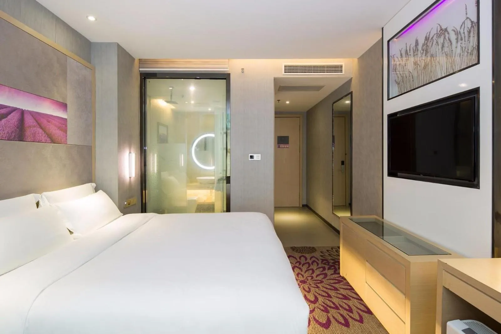 Bed in Lavande Hotel Changsha Pedestrian Street Nanmenkou Metro Station Branch