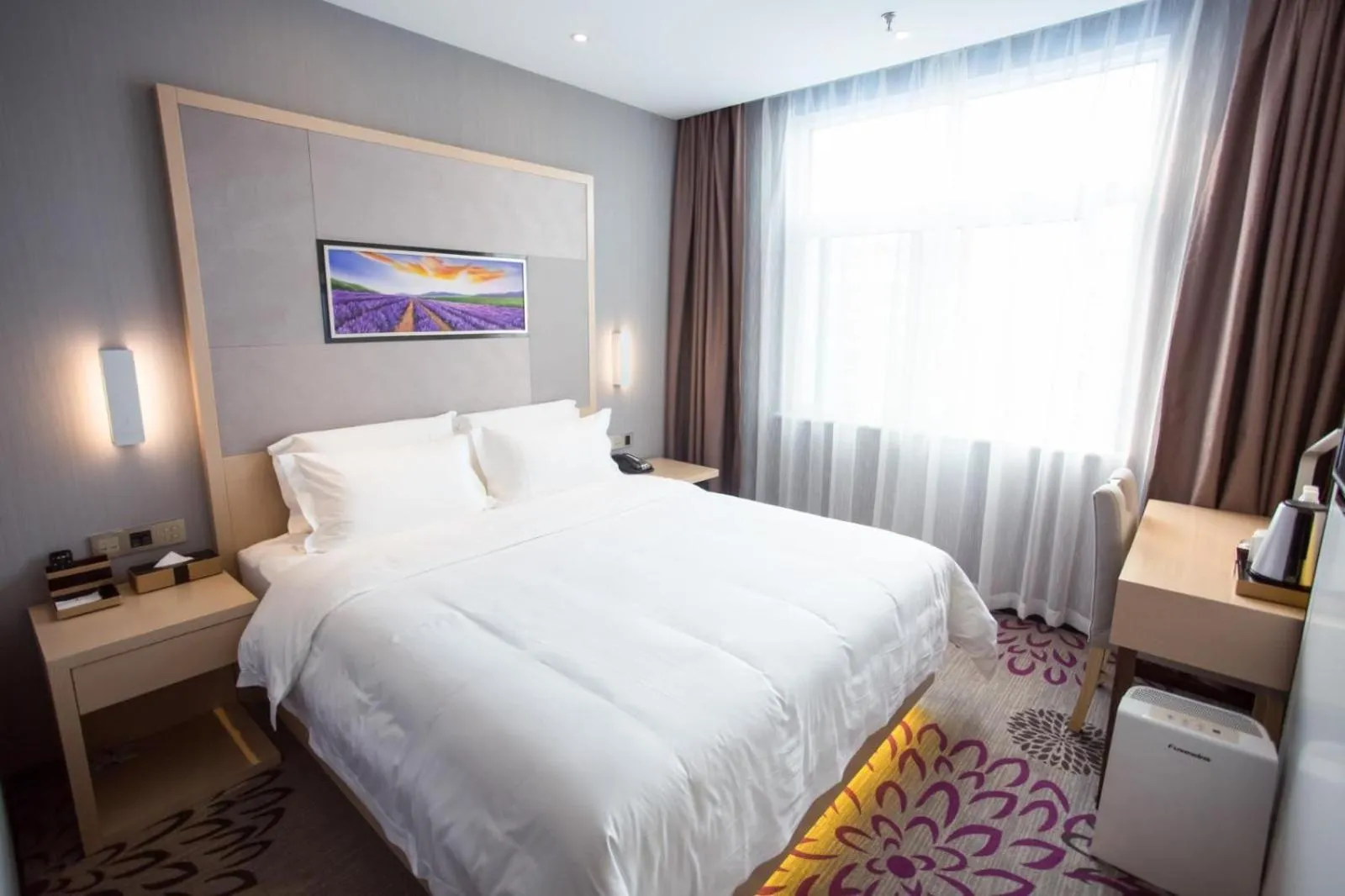 Bed in Lavande Hotel Xuzhou East High-speed Rail Station Jinshanqiao Development Zone Branch