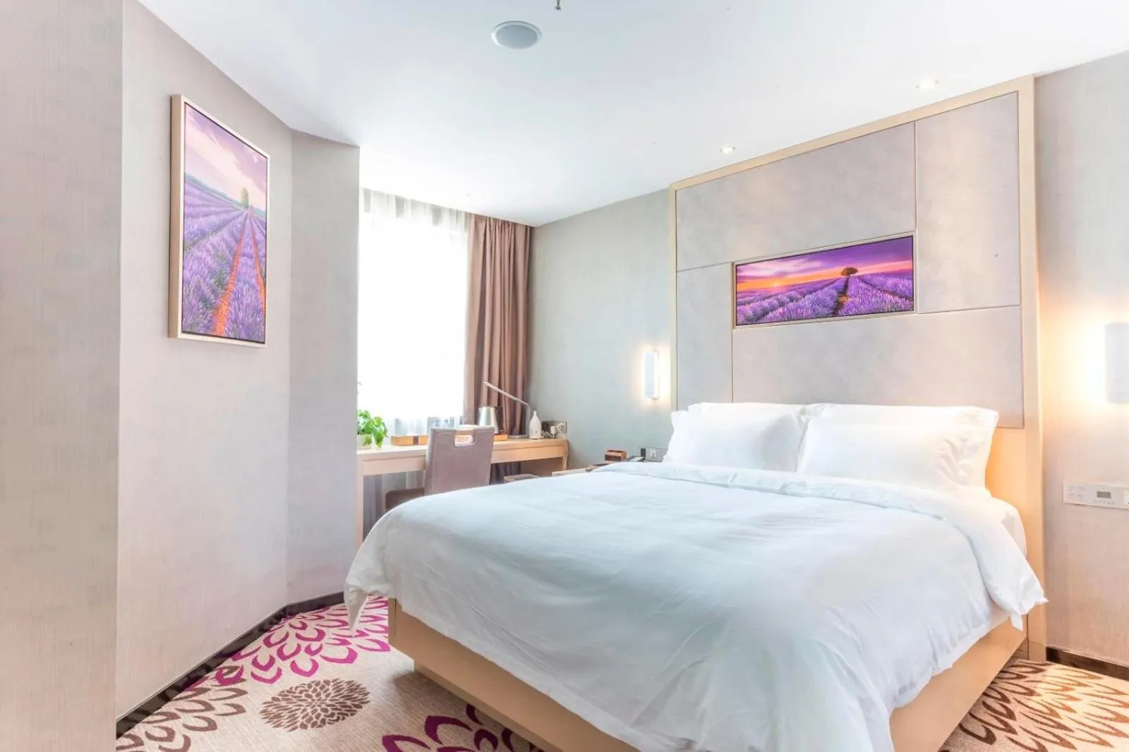 Bed in Lavande Hotel Nanchang Qingshanhu Wanda Branch
