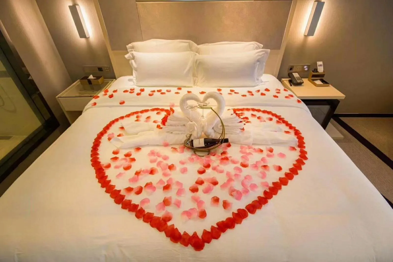 Bed in Lavande Hotel Nanchang Qingshanhu Wanda Branch