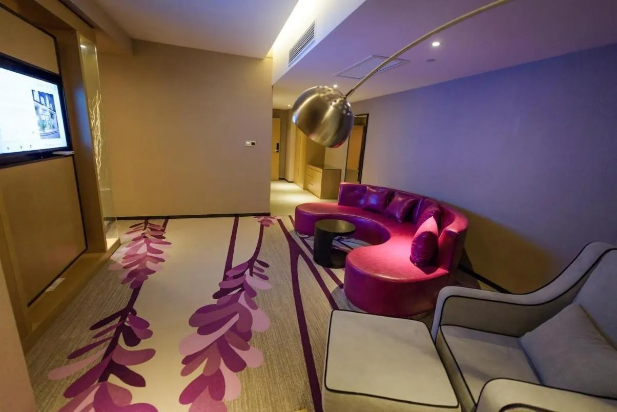 Bed in Lavande Hotel Haining Leather City Yintai Branch