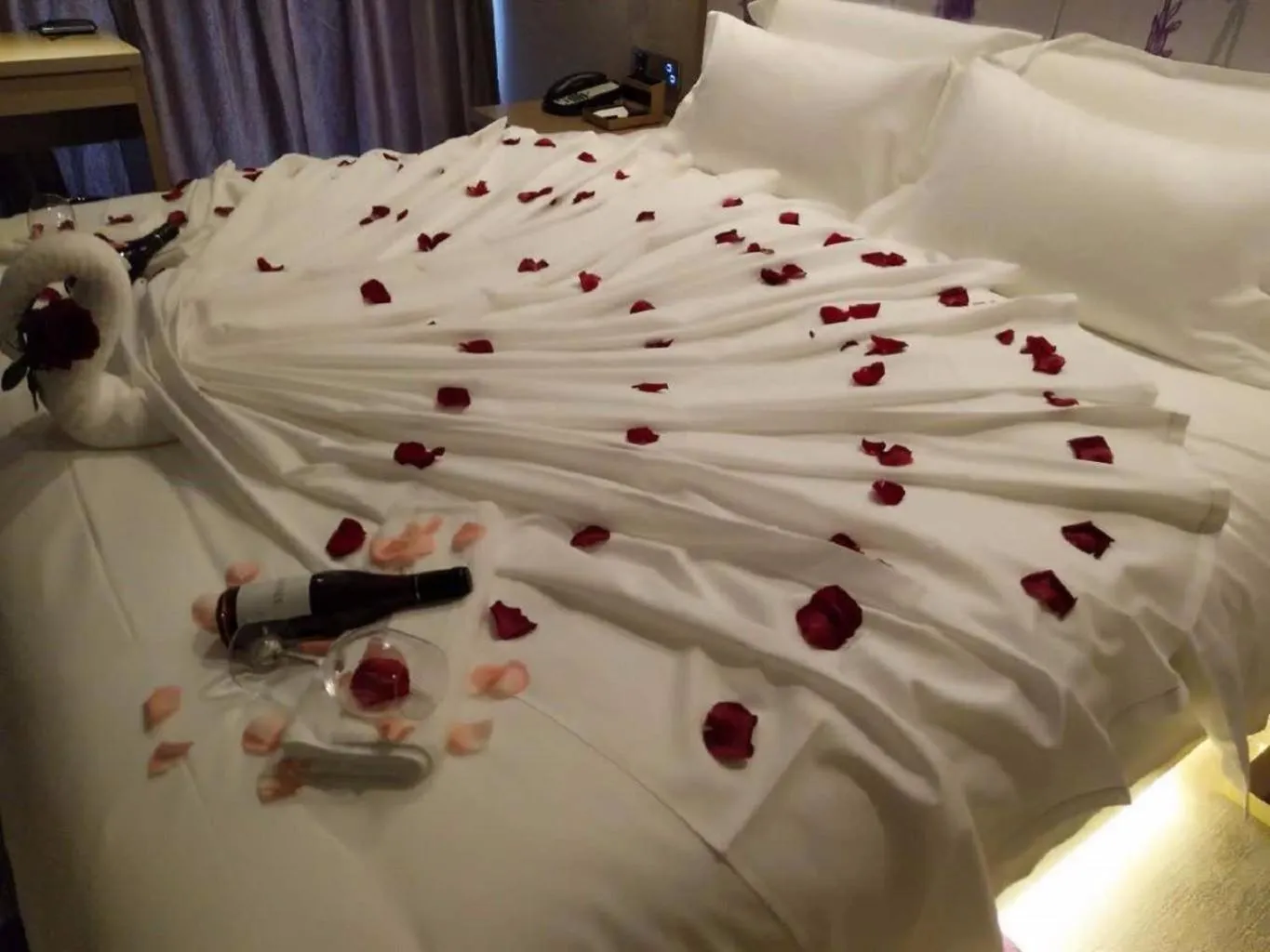 Bed in Lavande Hotel Haining Leather City Yintai Branch