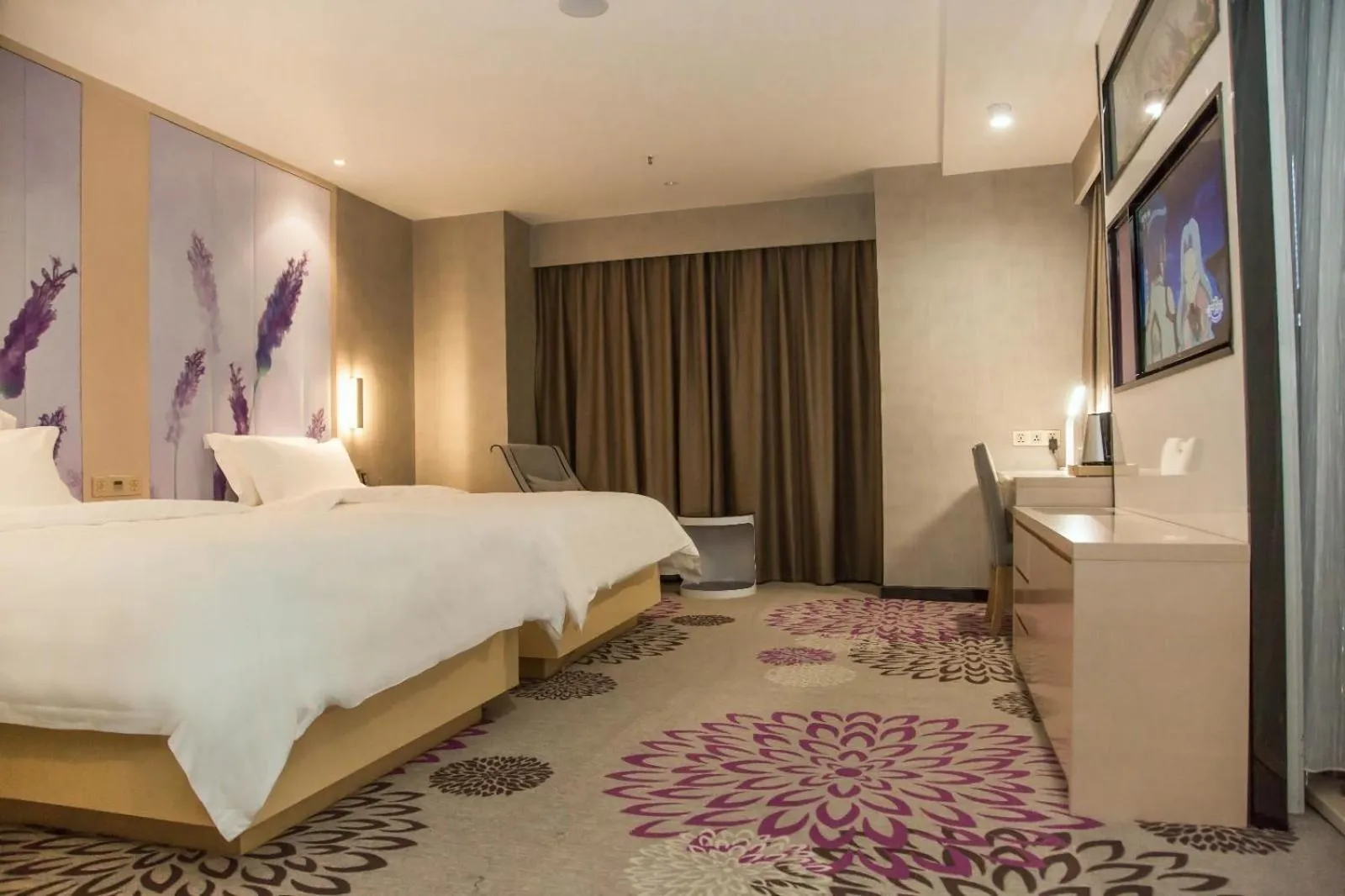 Bed in Lavande Hotels Xianning Tonghui Square Branch