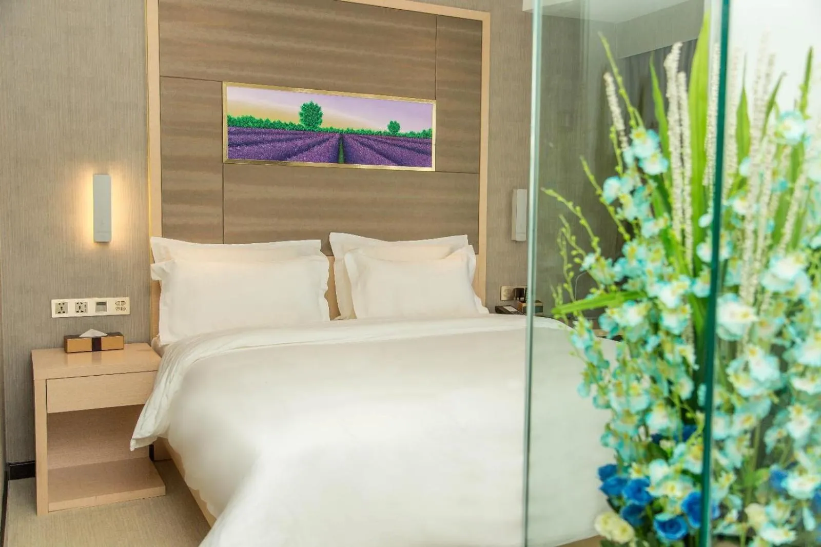 Bed in Lavande Hotels Xianning Tonghui Square Branch
