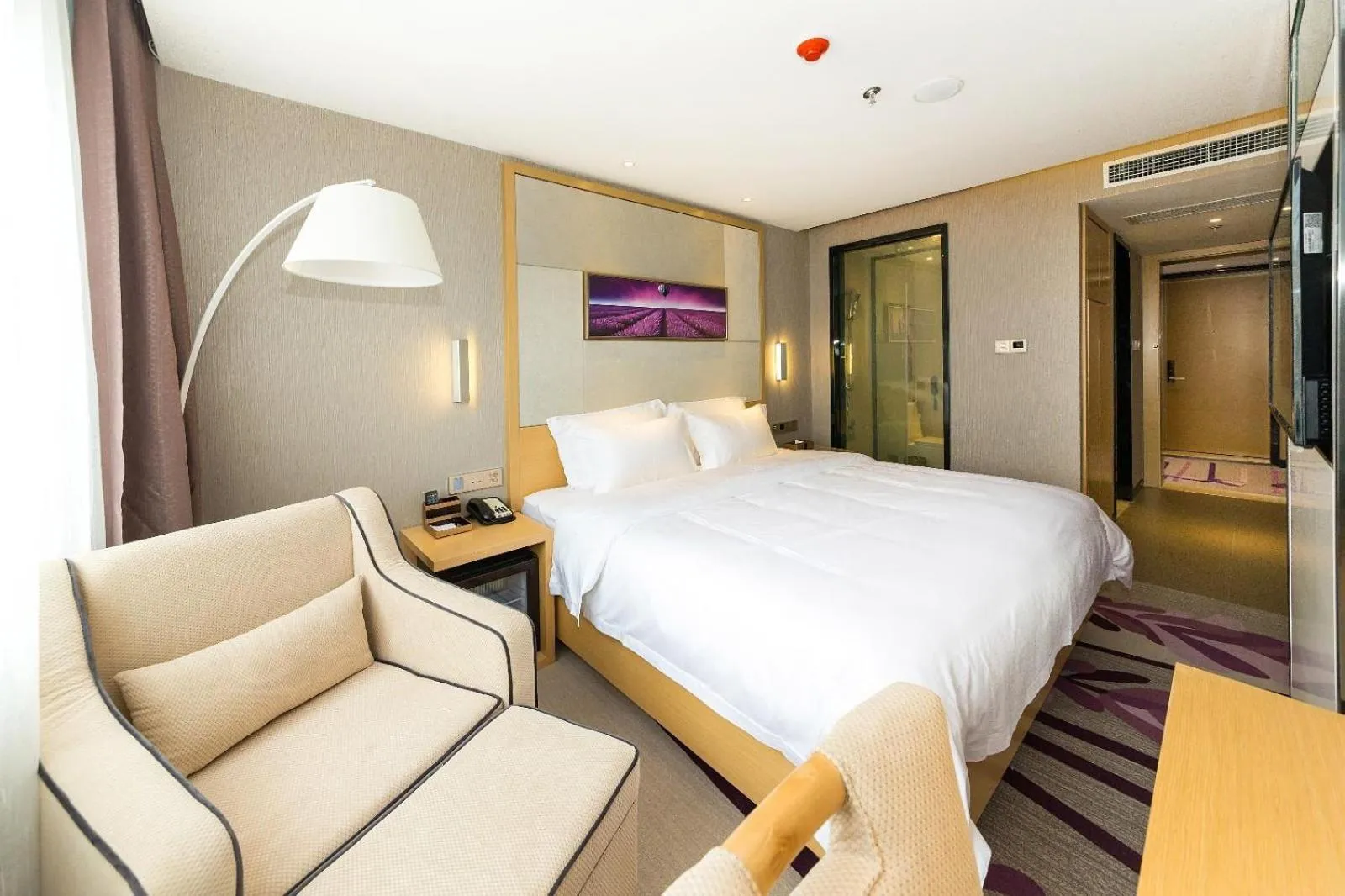 Bed in Lavande Hotels Weihai Weigao Square Branch