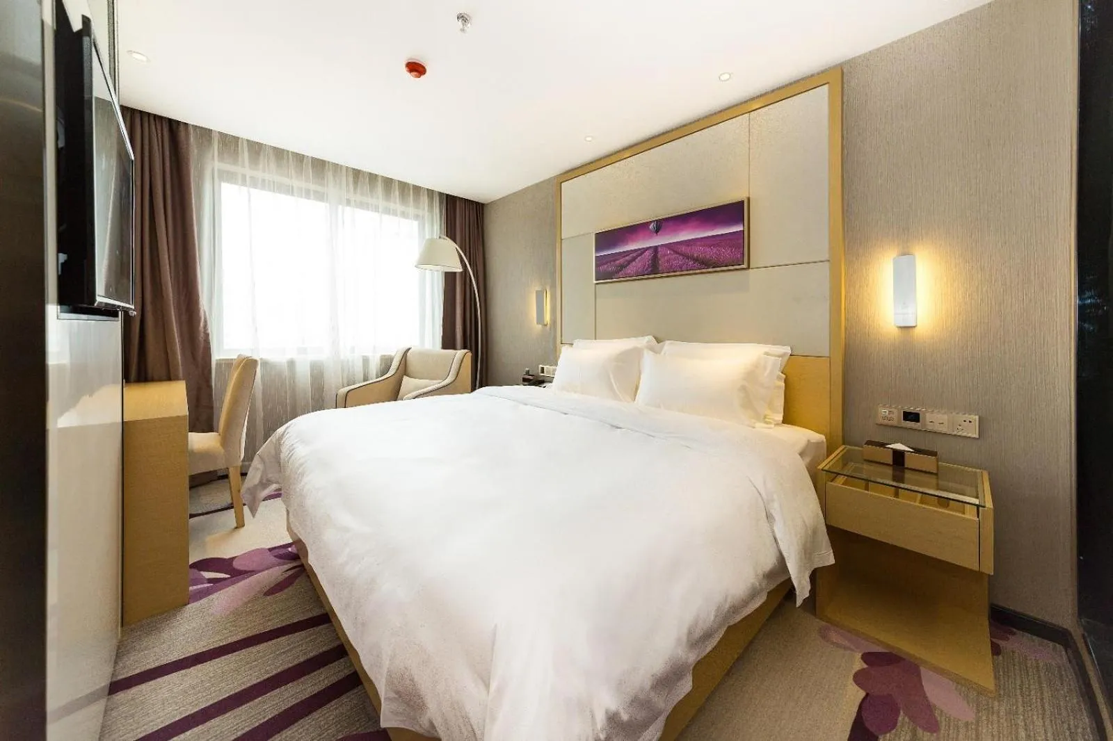 Bed in Lavande Hotels Weihai Weigao Square Branch
