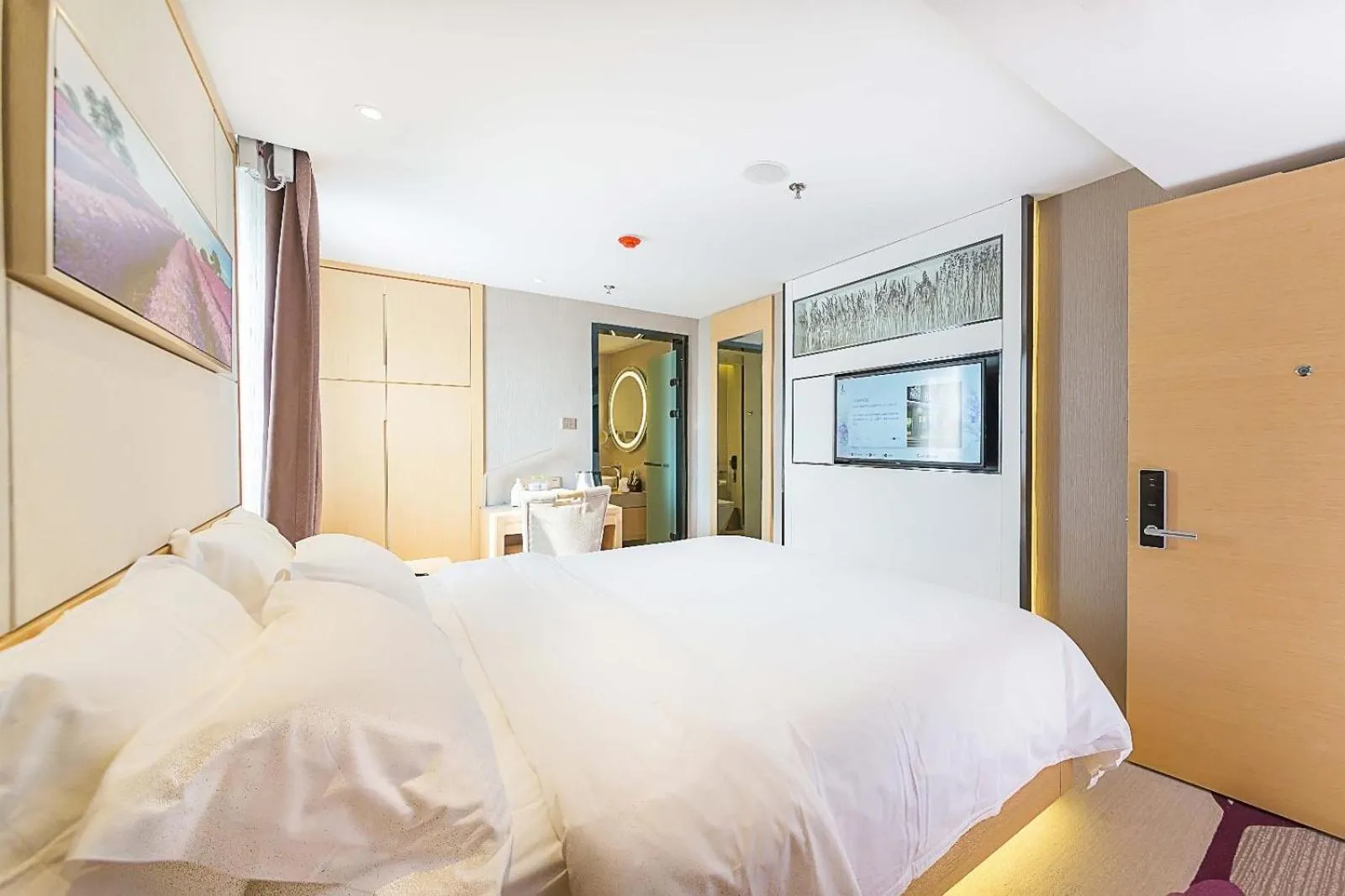 Bed in Lavande Hotels Weihai Weigao Square Branch