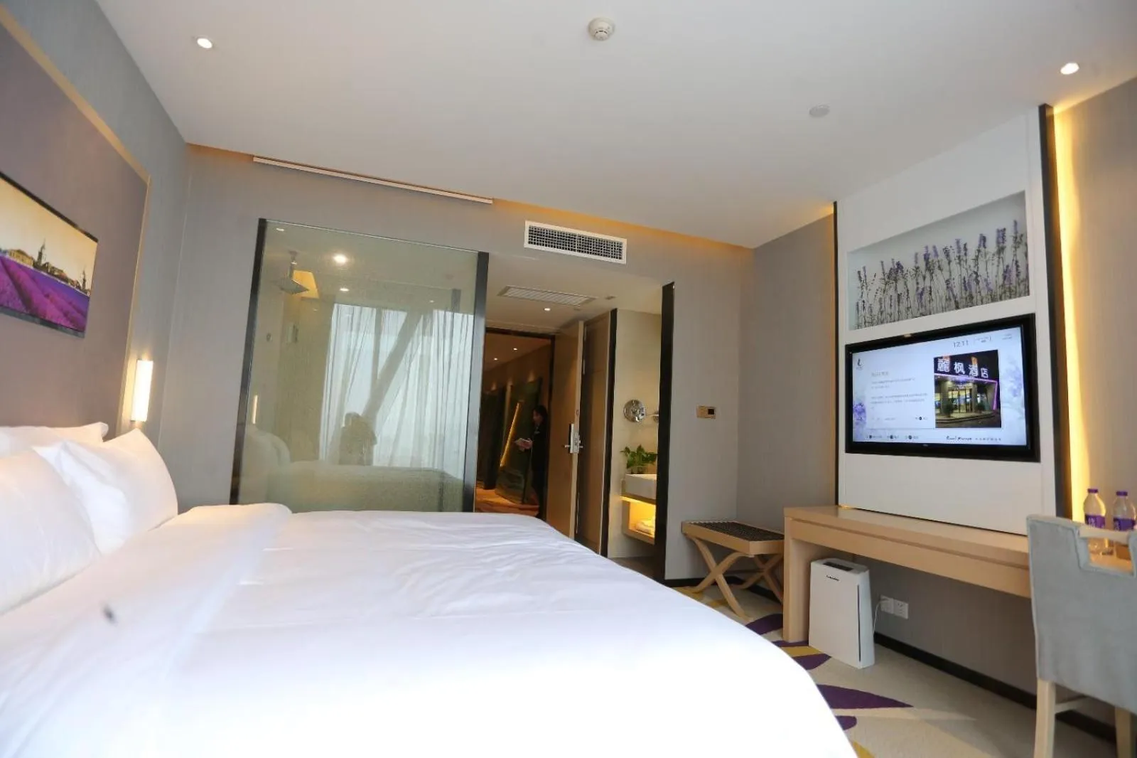 Bed in Lavande Hotel Shijiazhuang Zhonghua North Street Zhongchu Plaza Branch