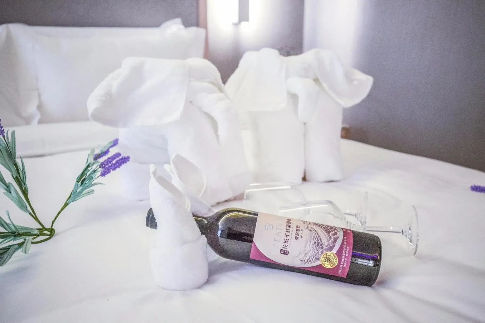 Bed in Lavande Hotel Jiujiang Railway Station Branch