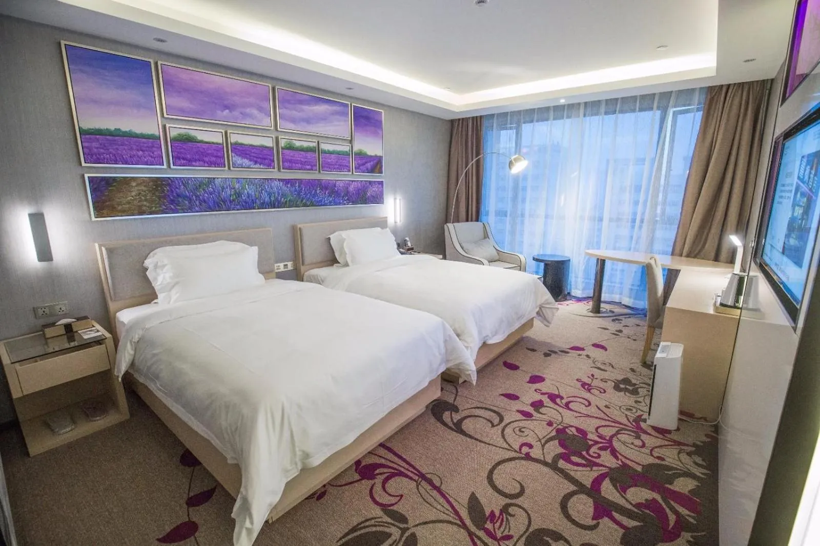 Bed in Lavande Hotel Jiujiang Railway Station Branch