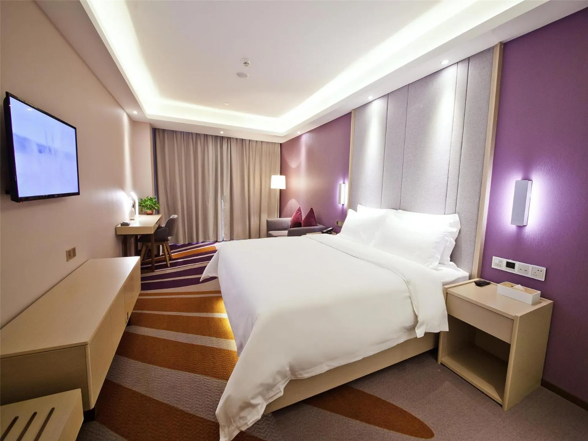 Bed in Lavande Hotel (Changsha Railway Station Chaoyang Metro Station Branch)