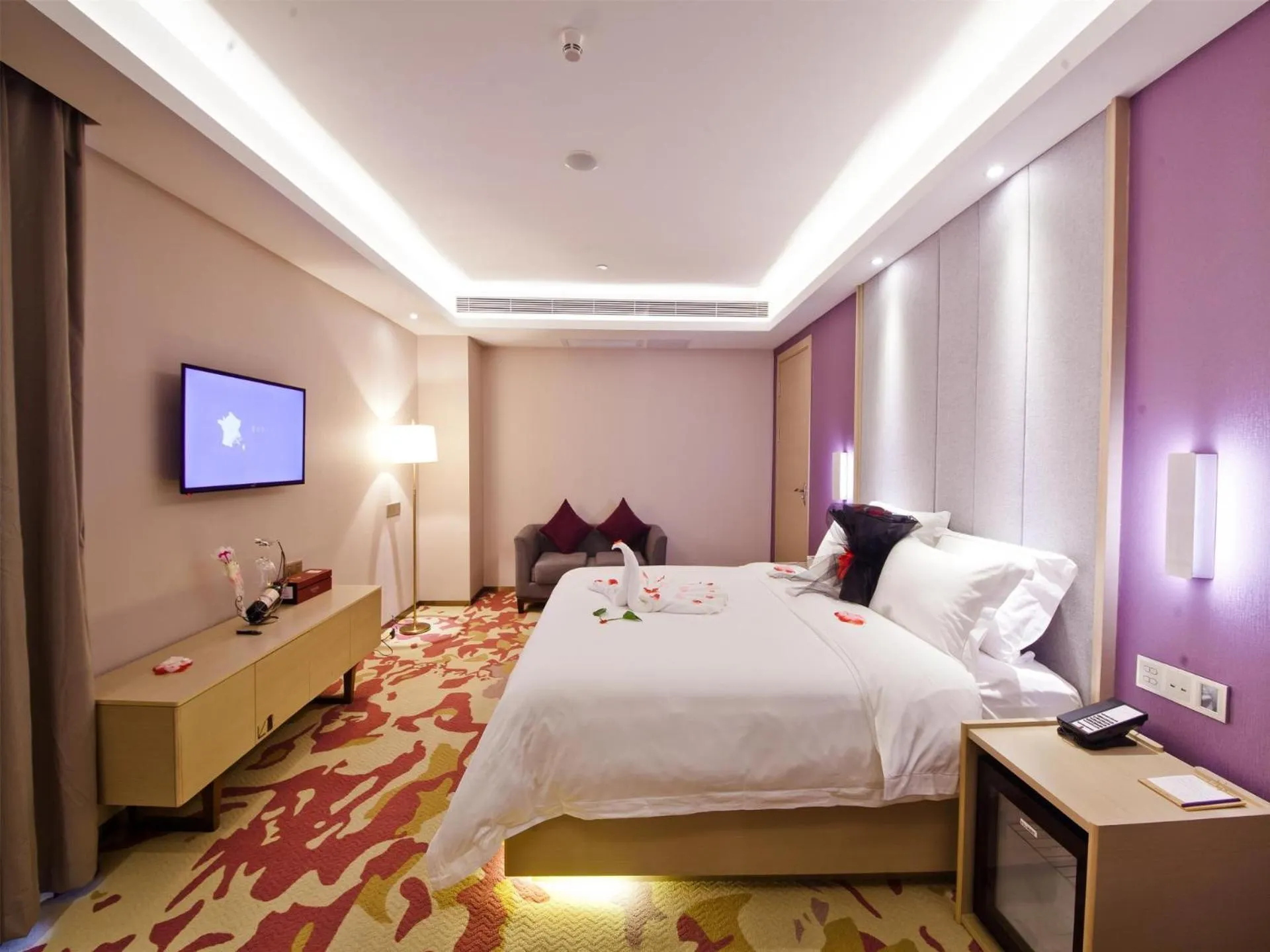 Bed in Lavande Hotel (Changsha Railway Station Chaoyang Metro Station Branch)