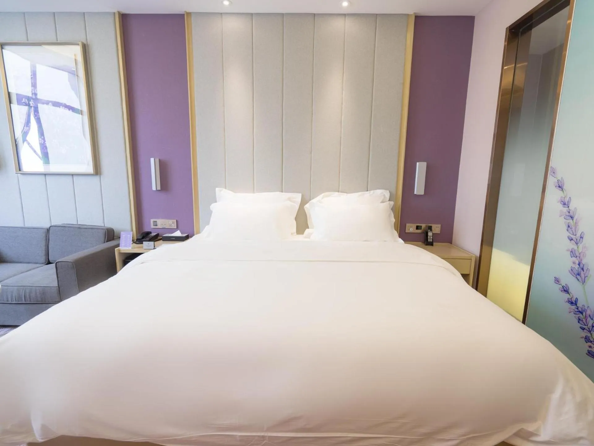 Bed in Lavande Hotel(Macheng High-speed Station Branch)