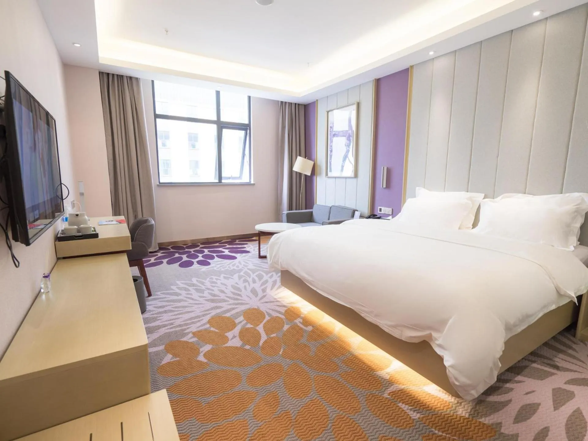 Bed in Lavande Hotel(Macheng High-speed Station Branch)