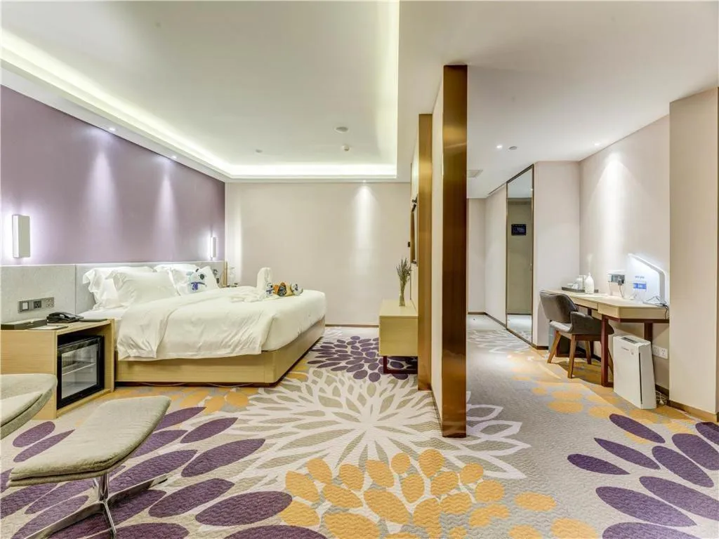 Bed in Lavande Hotel Tangshan Convention and Exhibition Yuanyang City