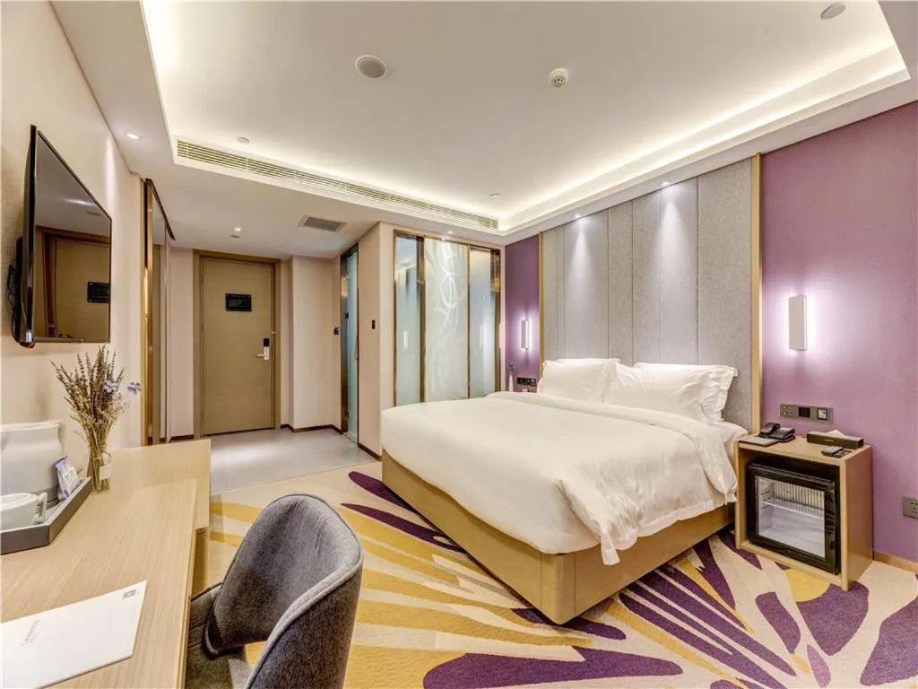 Bed in Lavande Hotel Tangshan Convention and Exhibition Yuanyang City