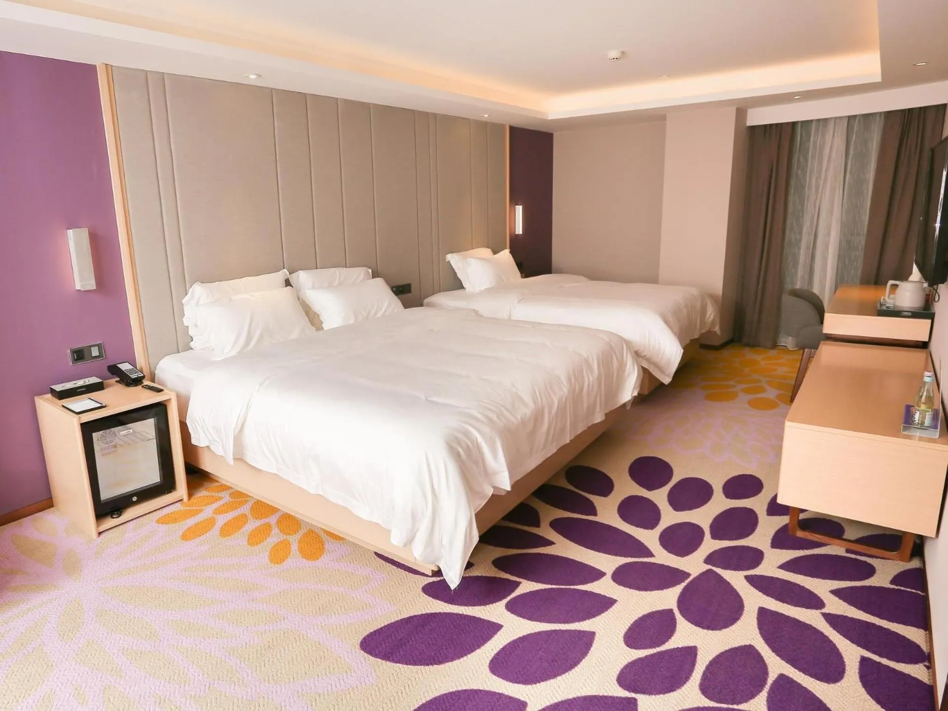 Bed in Lavande Hotel Zhoushan Putuo