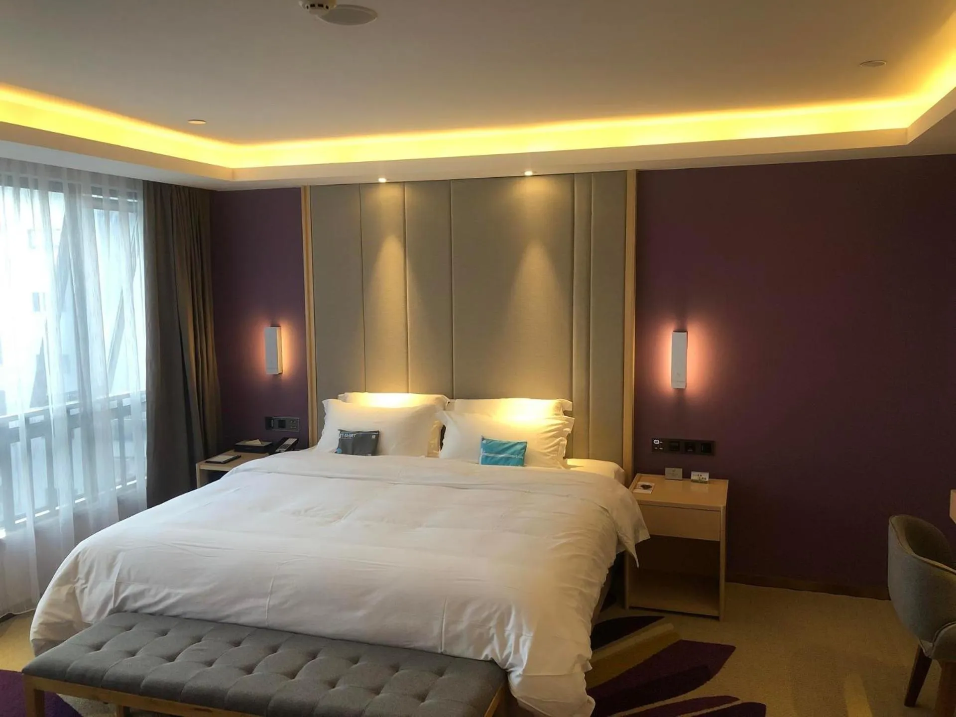 Bed in Lavande Hotel Zhoushan Putuo