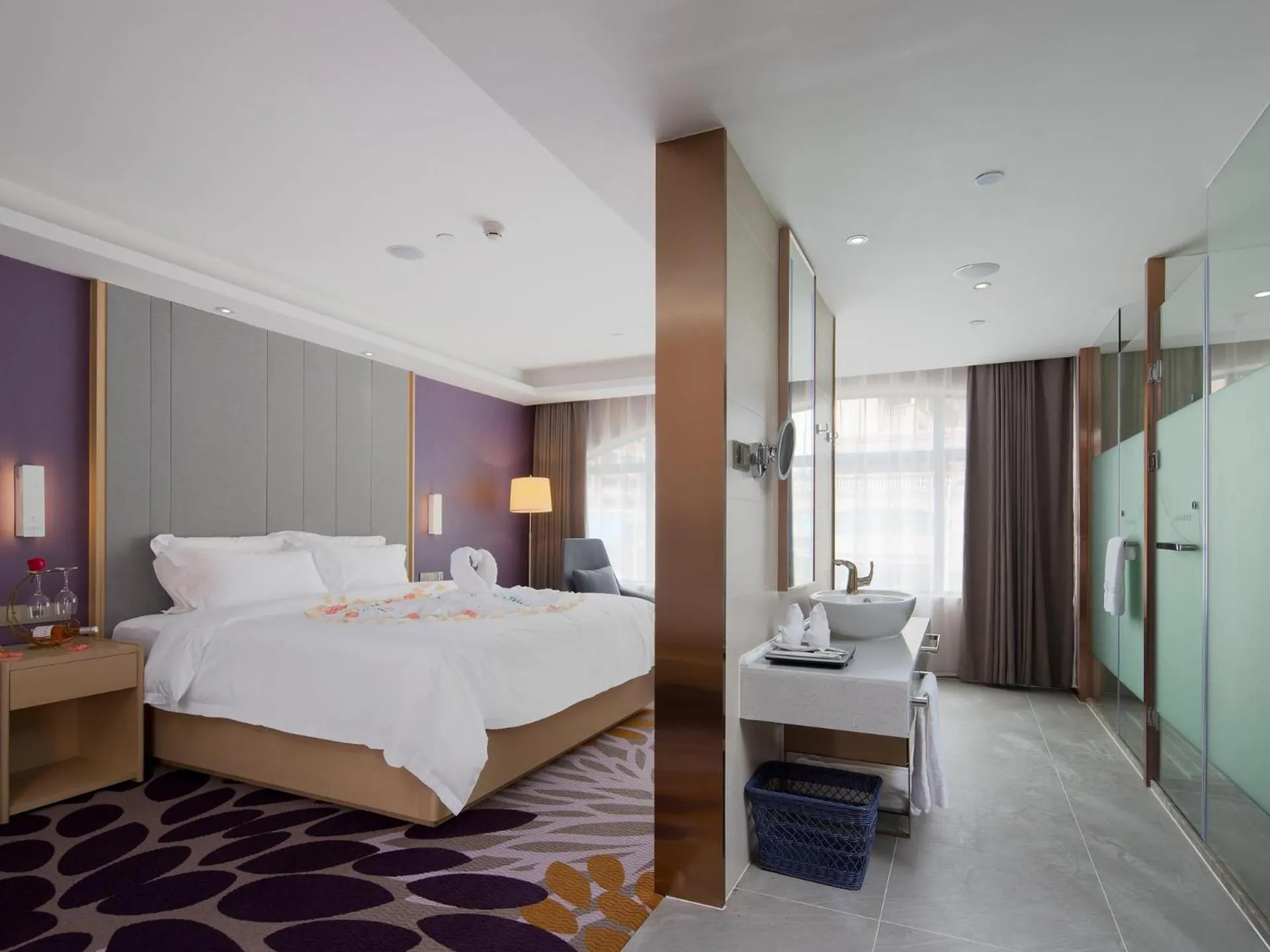 Bed in Lavande Hotel Yangchun Donghu