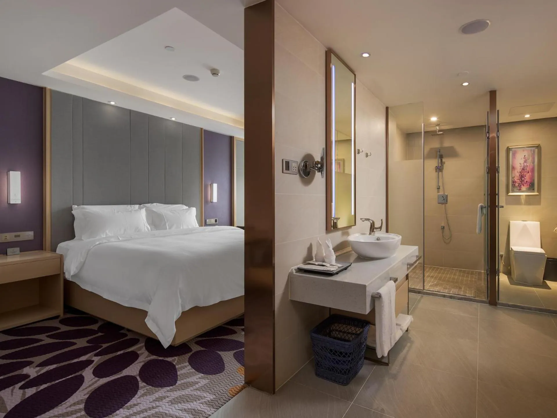 Bed in Lavande Hotel Yangchun Donghu