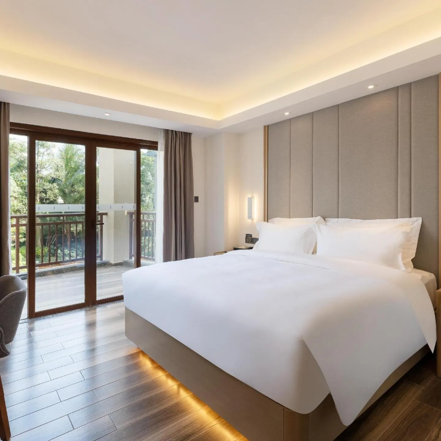 Bed in Lavande Hotel Haikou Binhai Avenue