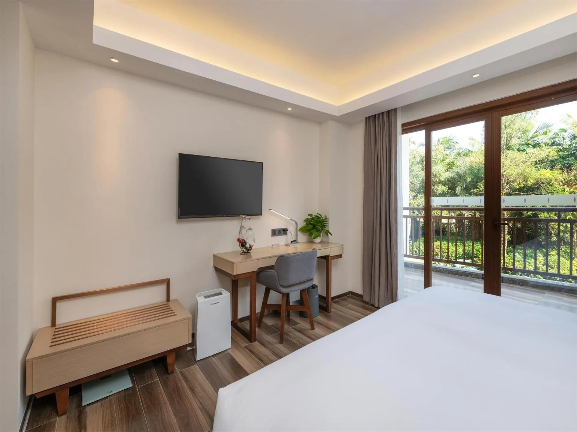 Bed in Lavande Hotel Haikou Binhai Avenue
