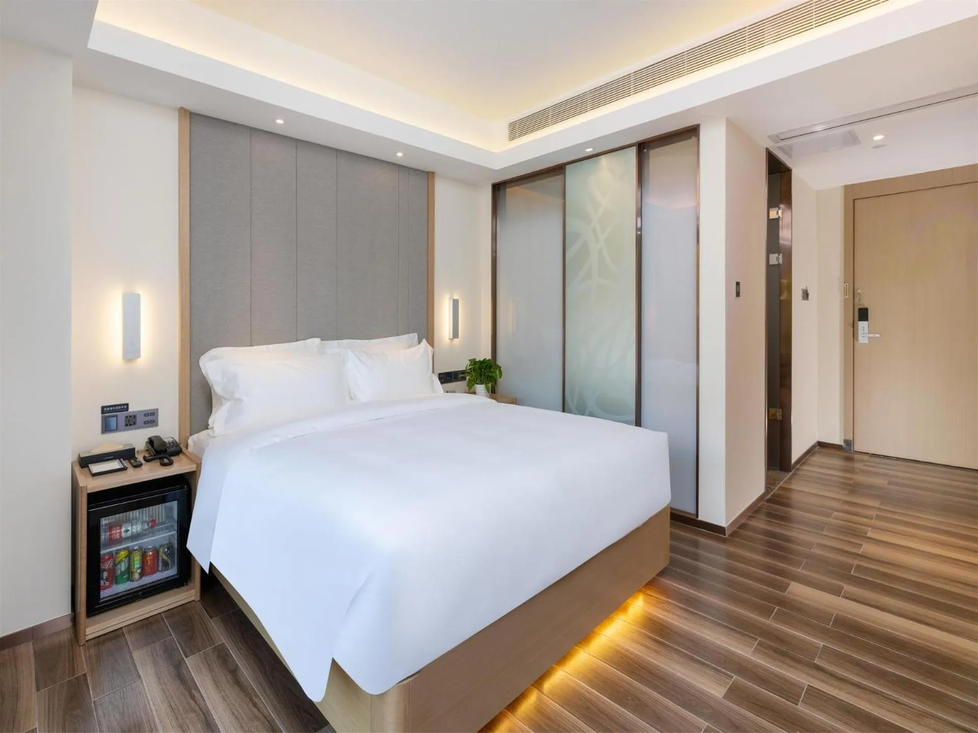 Bed in Lavande Hotel Haikou Binhai Avenue
