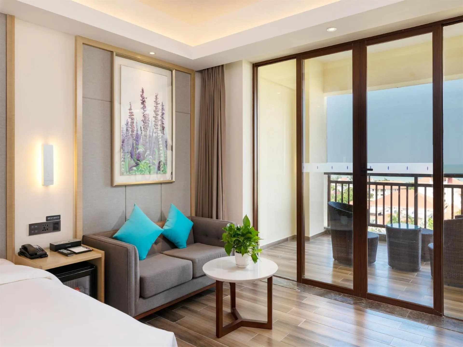 Bed in Lavande Hotel Haikou Binhai Avenue