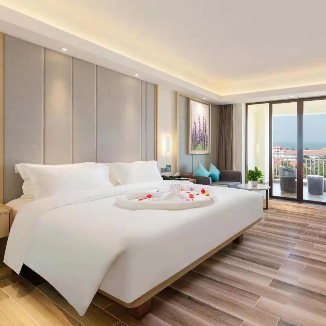 Bed in Lavande Hotel Haikou Binhai Avenue