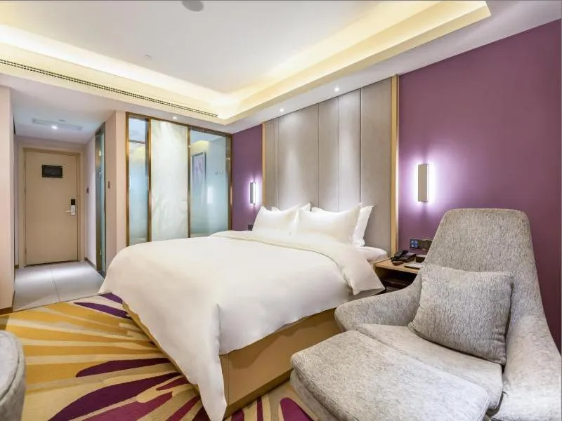 Bed in Lavande Hotel Langfang City Government