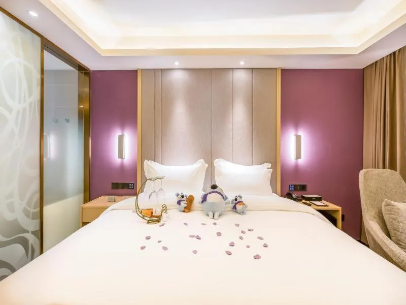 Bed in Lavande Hotel Langfang City Government