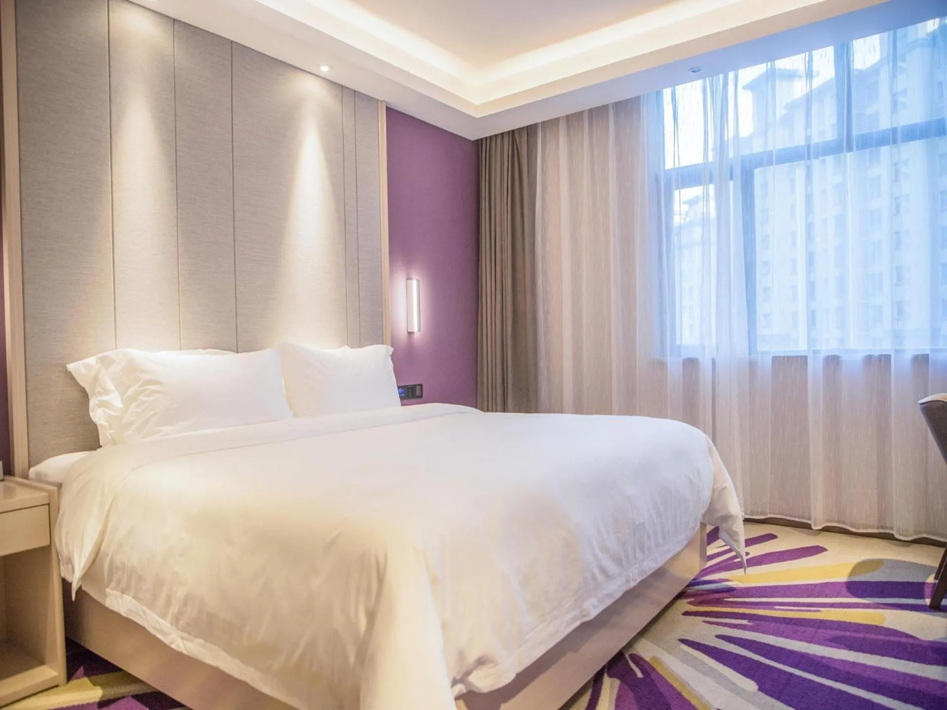 Bed in Lavande Hotel Cangzhou Kaiyuan Avenue Rongsheng Plaza