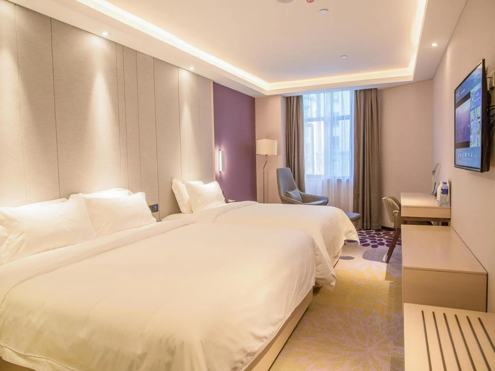 Bed in Lavande Hotel Cangzhou Kaiyuan Avenue Rongsheng Plaza