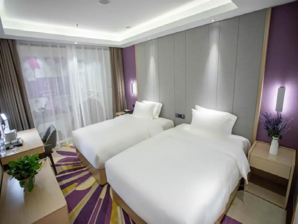 Bed in Lavande Hotel Jinzhou Jiefang Road Kaixuan Building