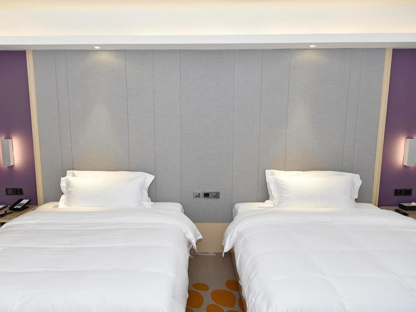 Bed in Lavande Hotel Fuzhou Wanda Plaza High-speed Railway Station