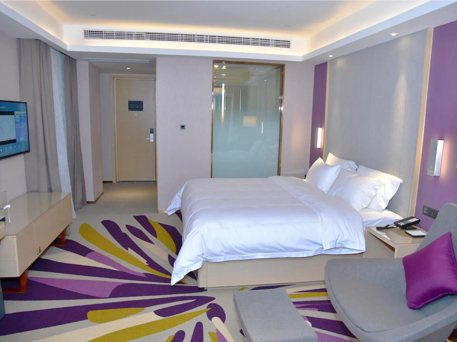 Bed in Lavande Hotel Fuzhou Wanda Plaza High-speed Railway Station