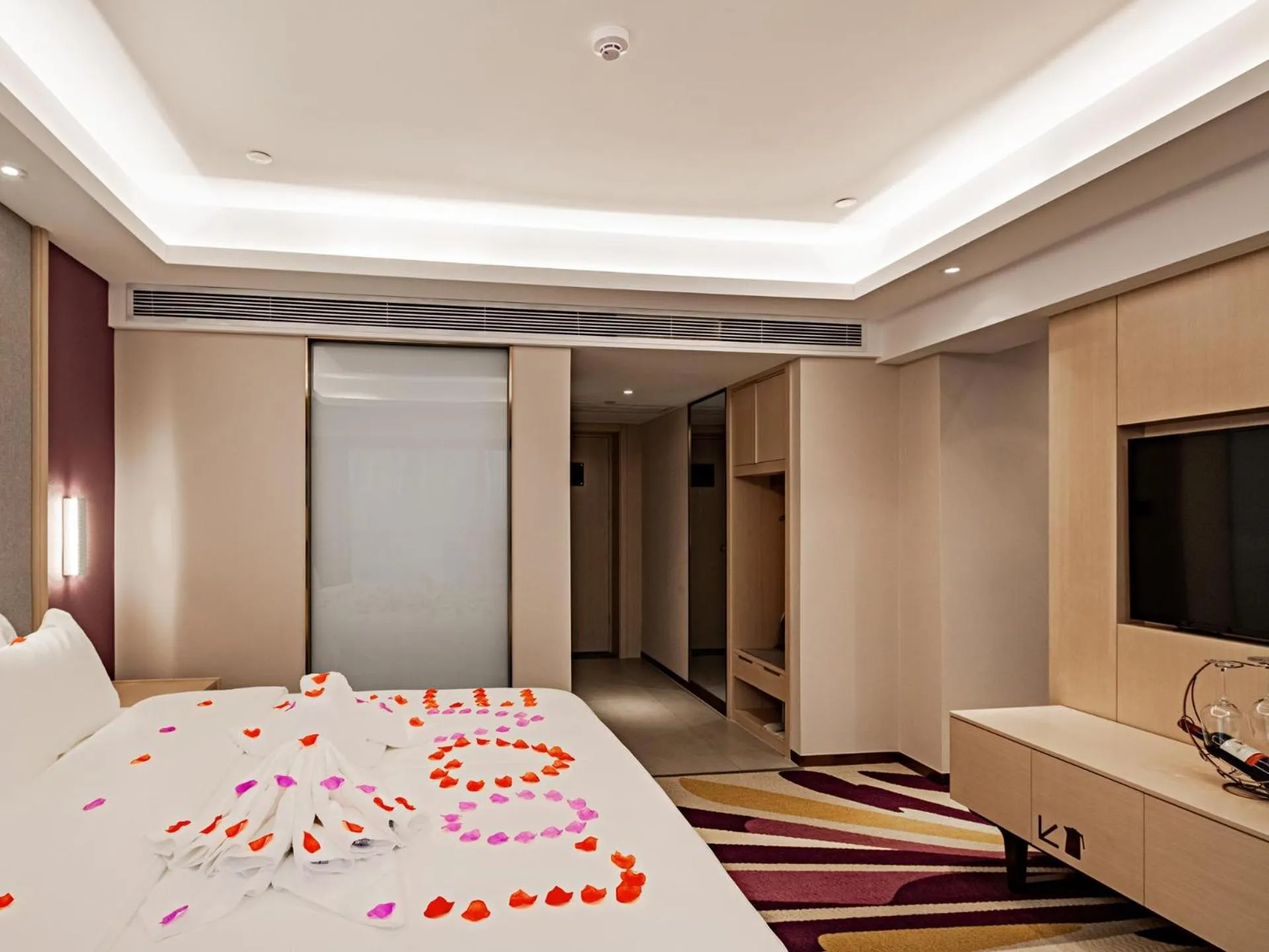 Bed in Lavande Hotel Changsha Avenue Metro Station