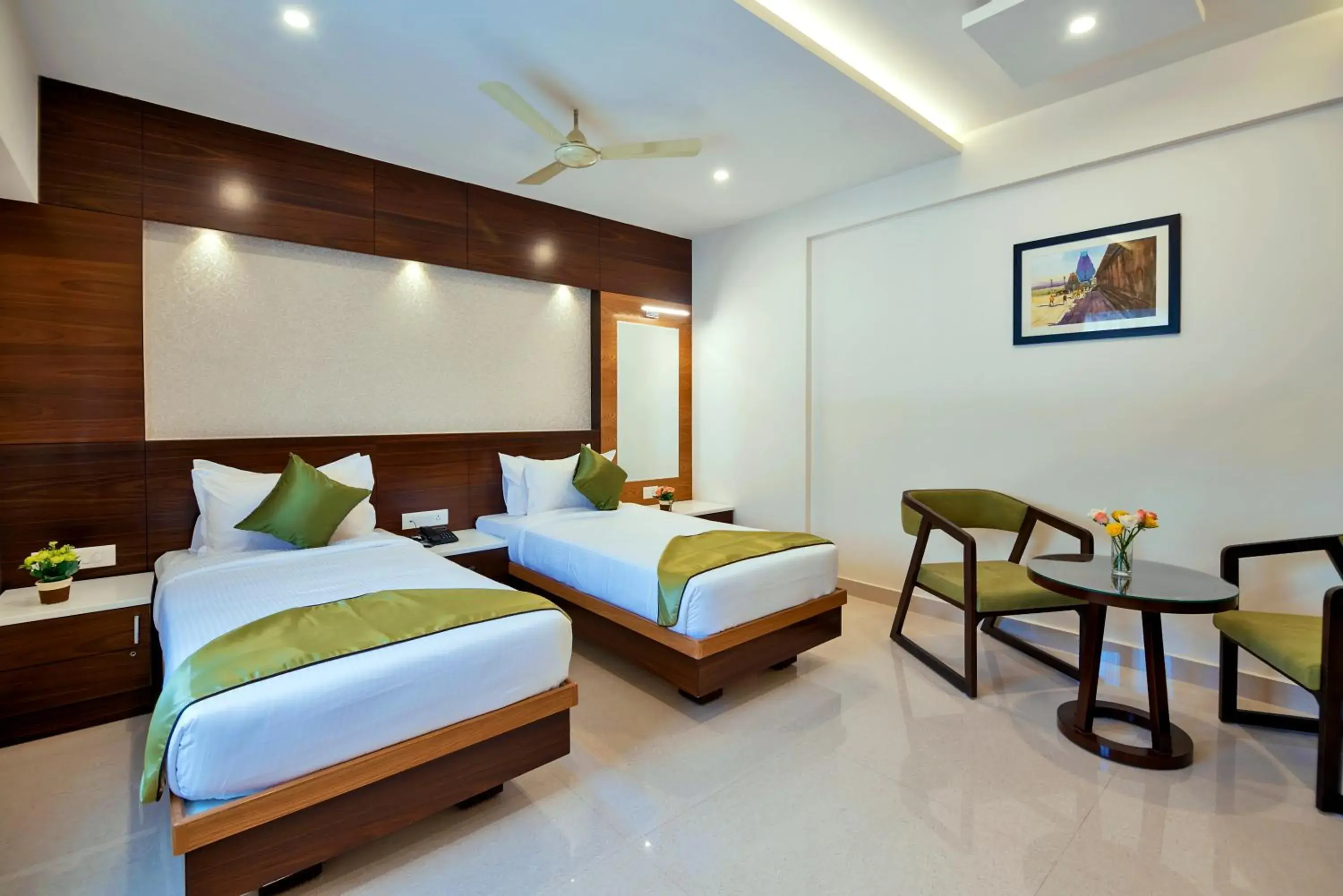 Twin Room in Vanusa Residency Twin Room in Vanusa Residency