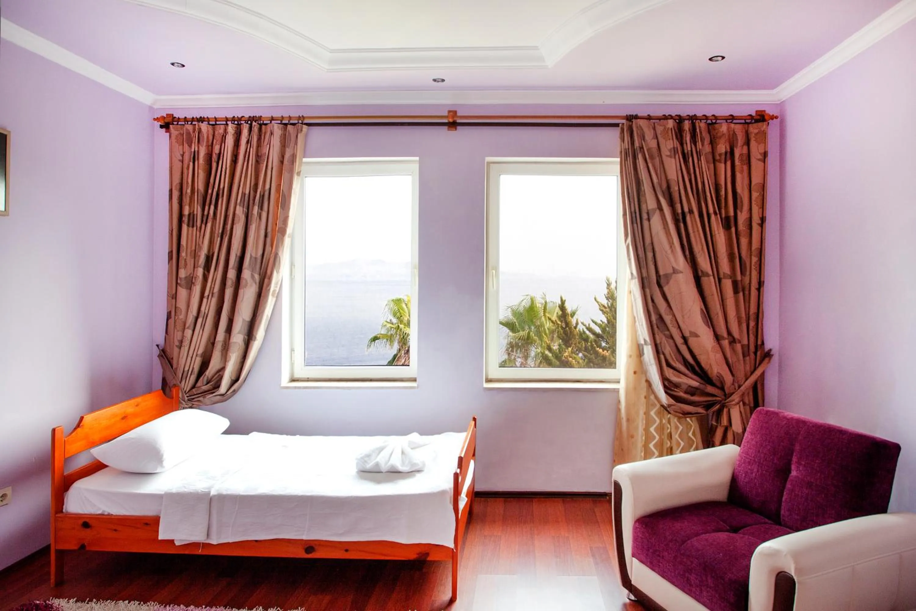 Bed in Datca Villa Carla Hotel