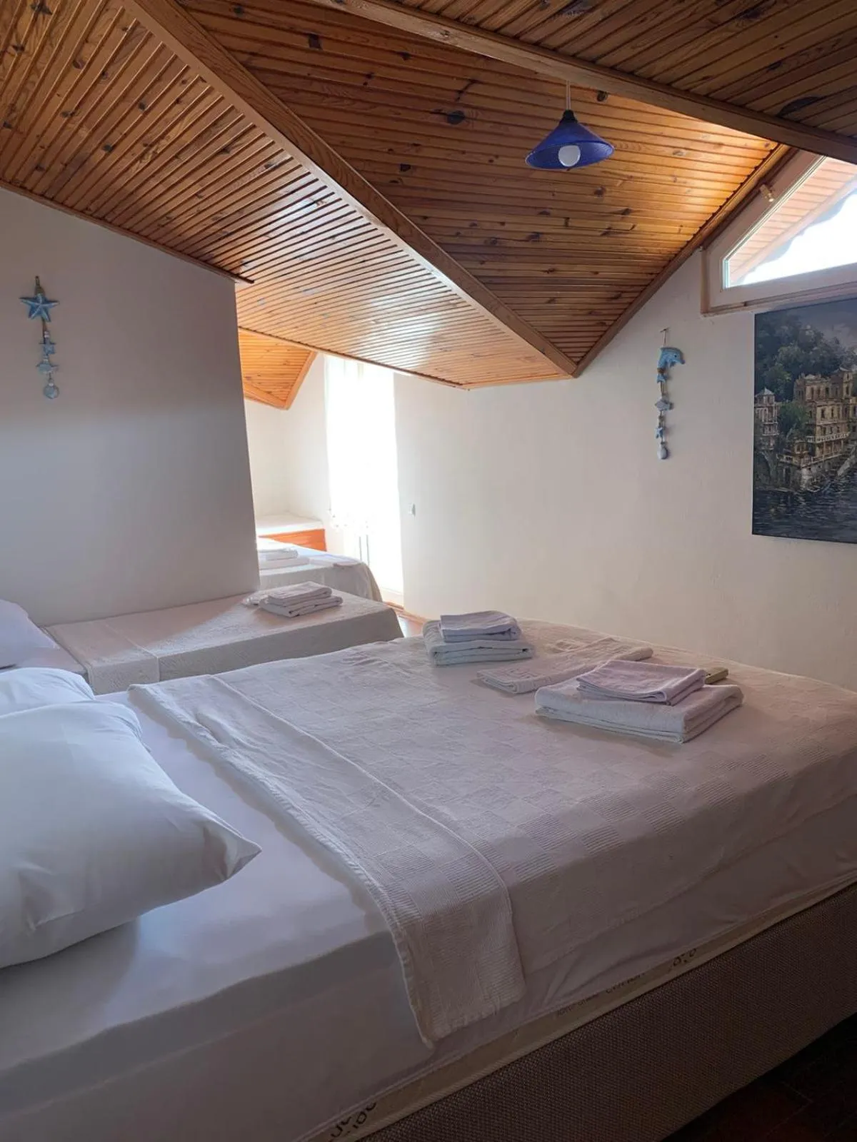 Bed in Datca Villa Carla Hotel