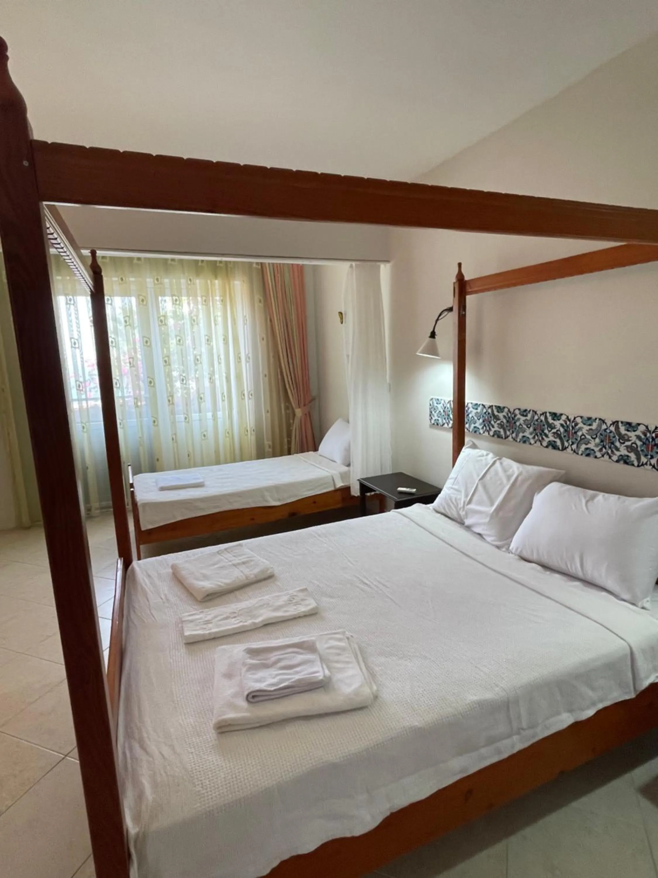 Bed in Datca Villa Carla Hotel