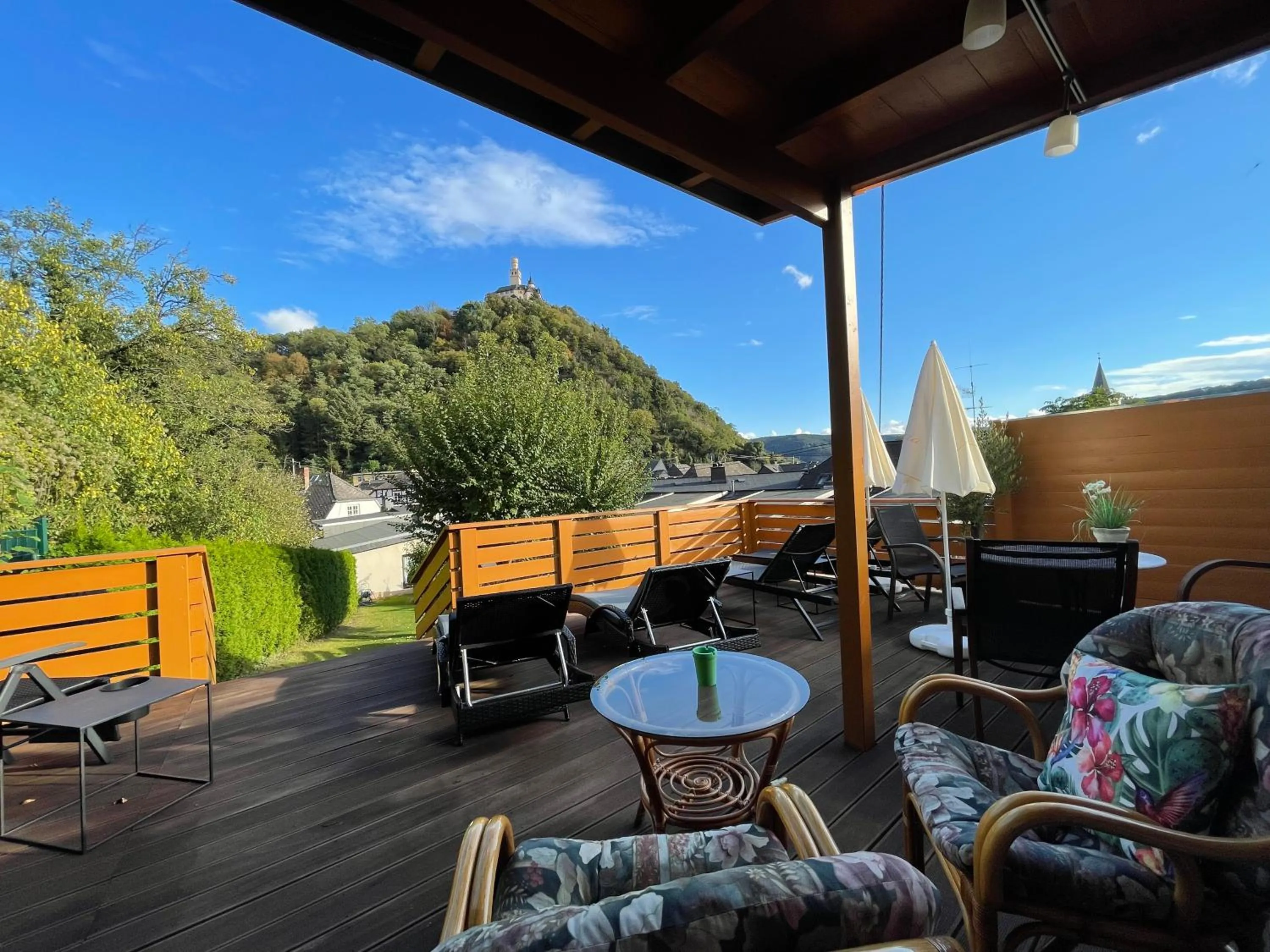 Balcony/Terrace in Hotel Garni Maaß