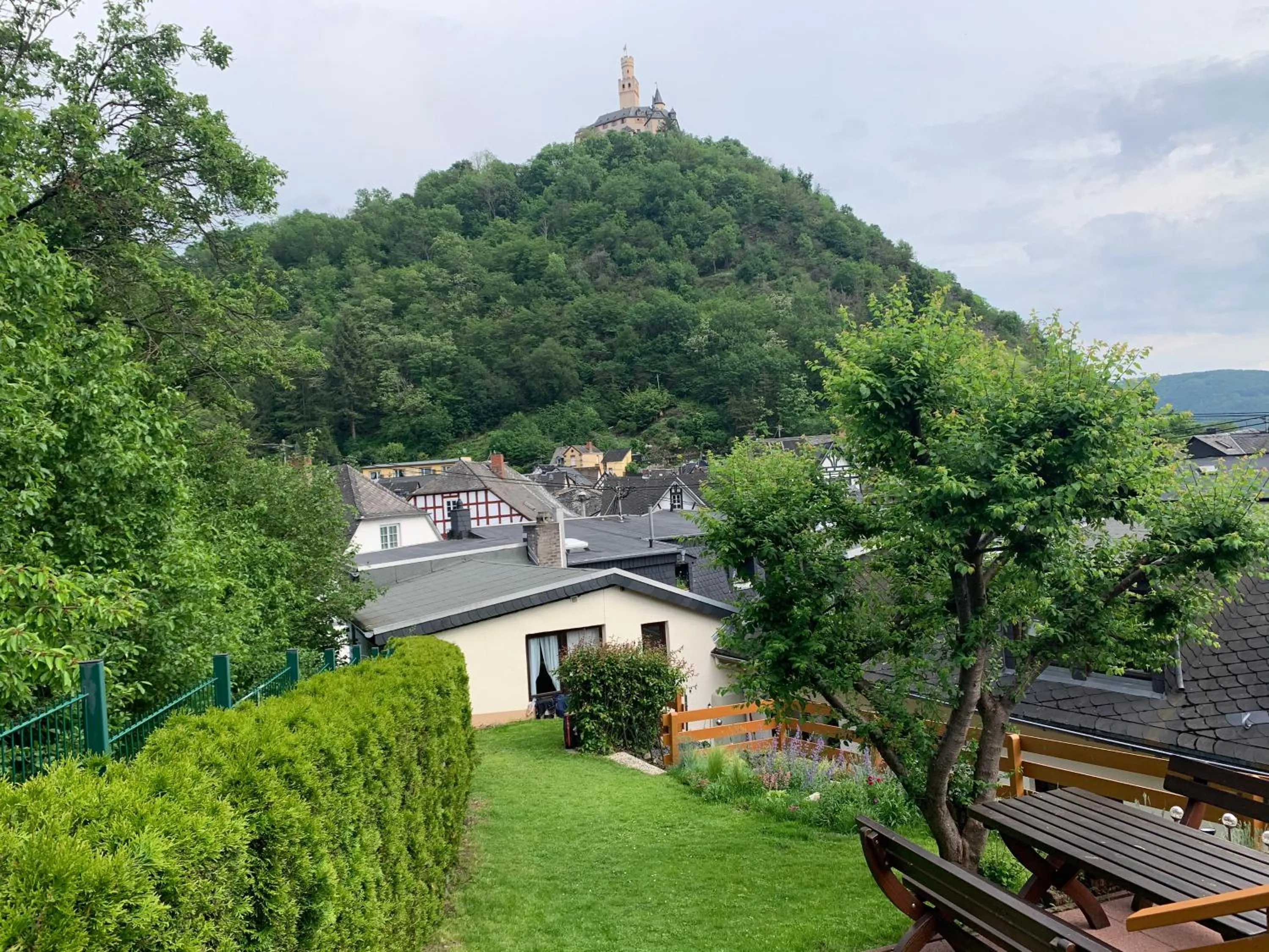 Garden in Hotel Garni Maaß