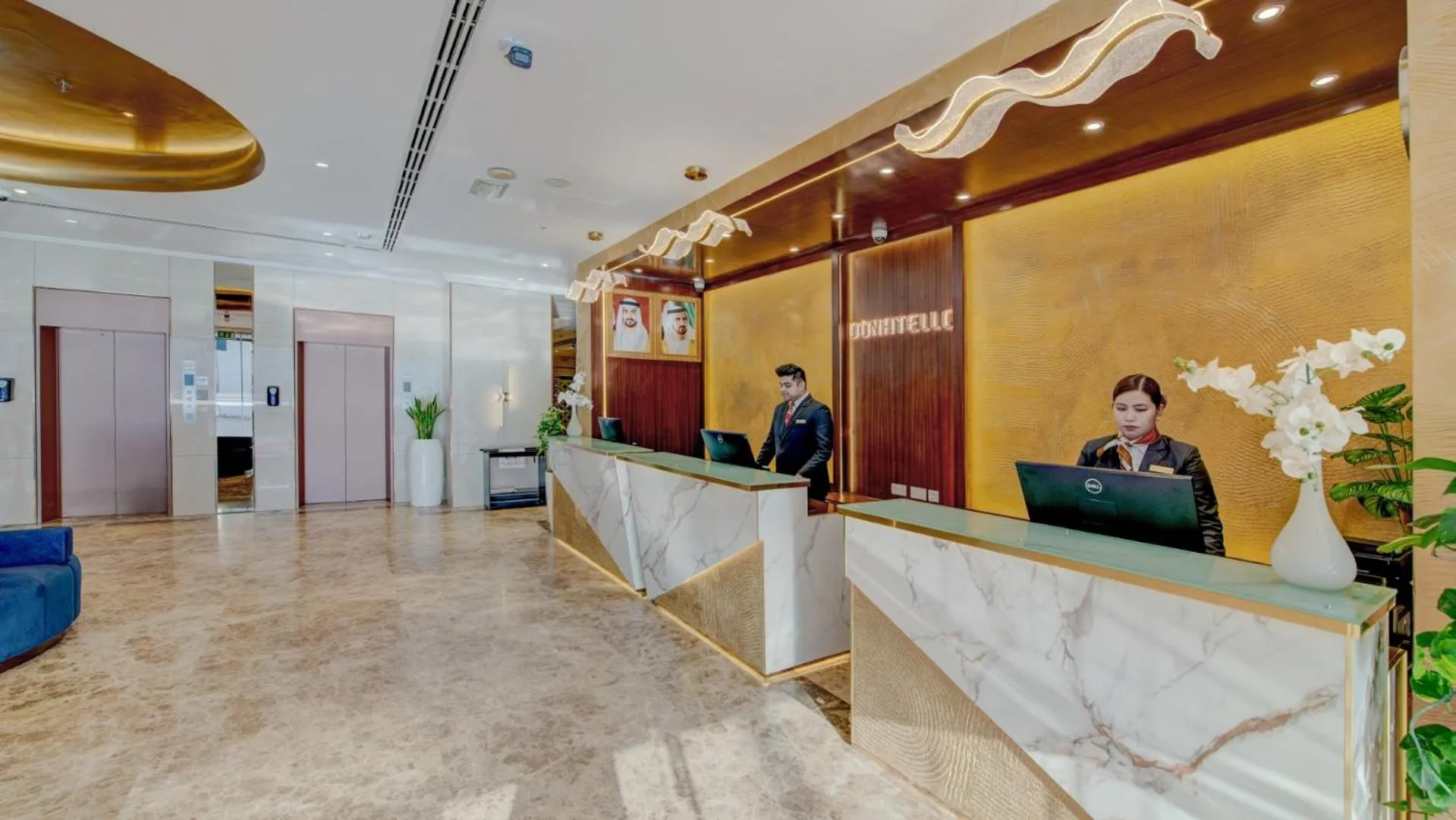 Lobby or reception in Donatello Hotel