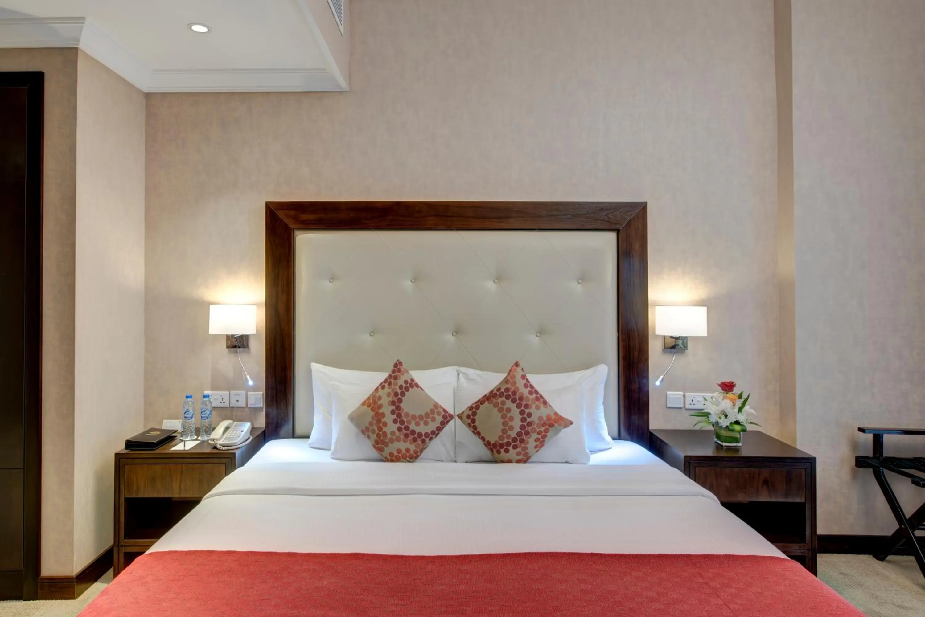 Bed in Donatello Hotel