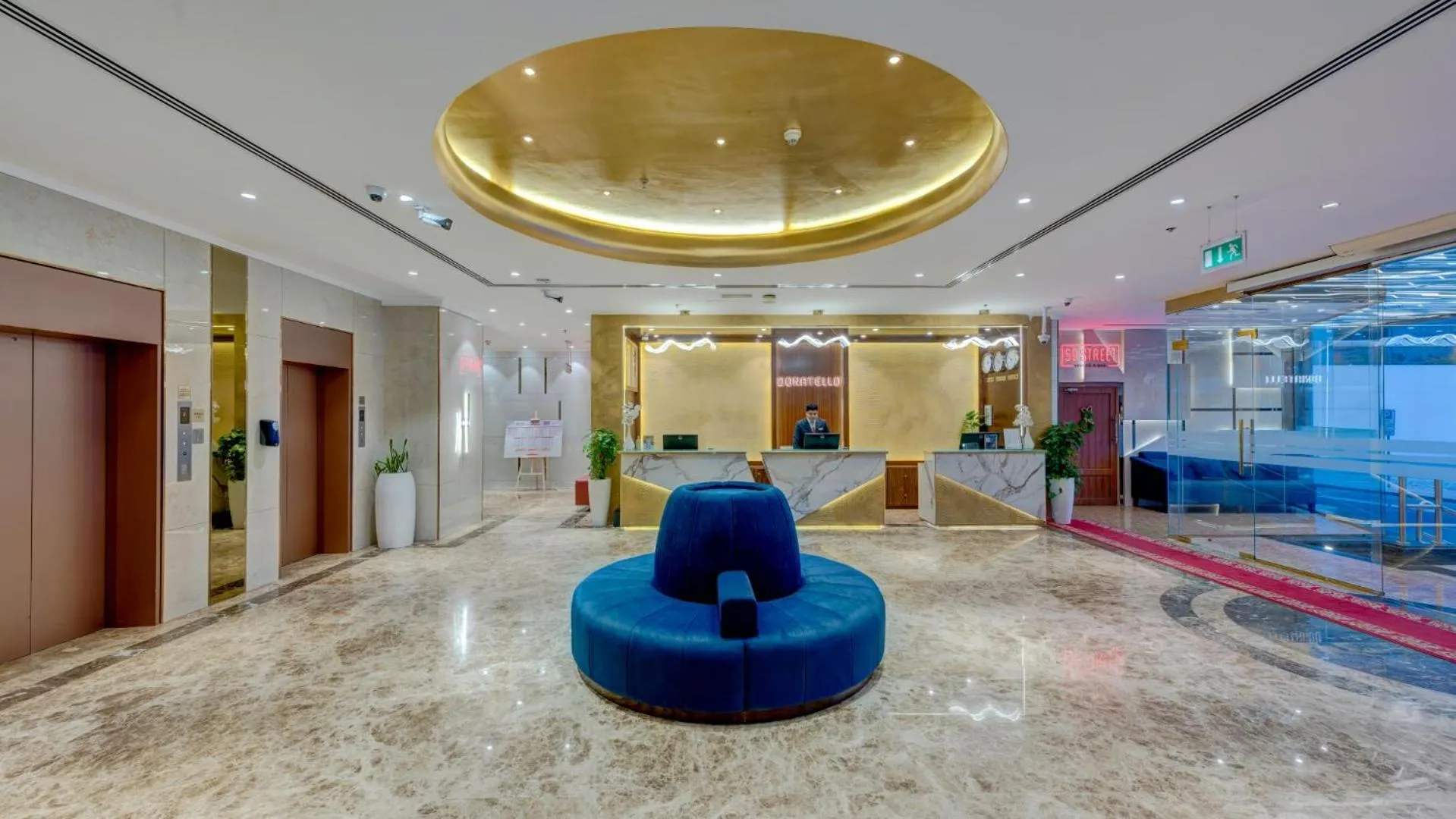 Lobby or reception in Donatello Hotel