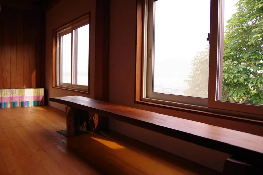 Seating area in Miyajima Breeze