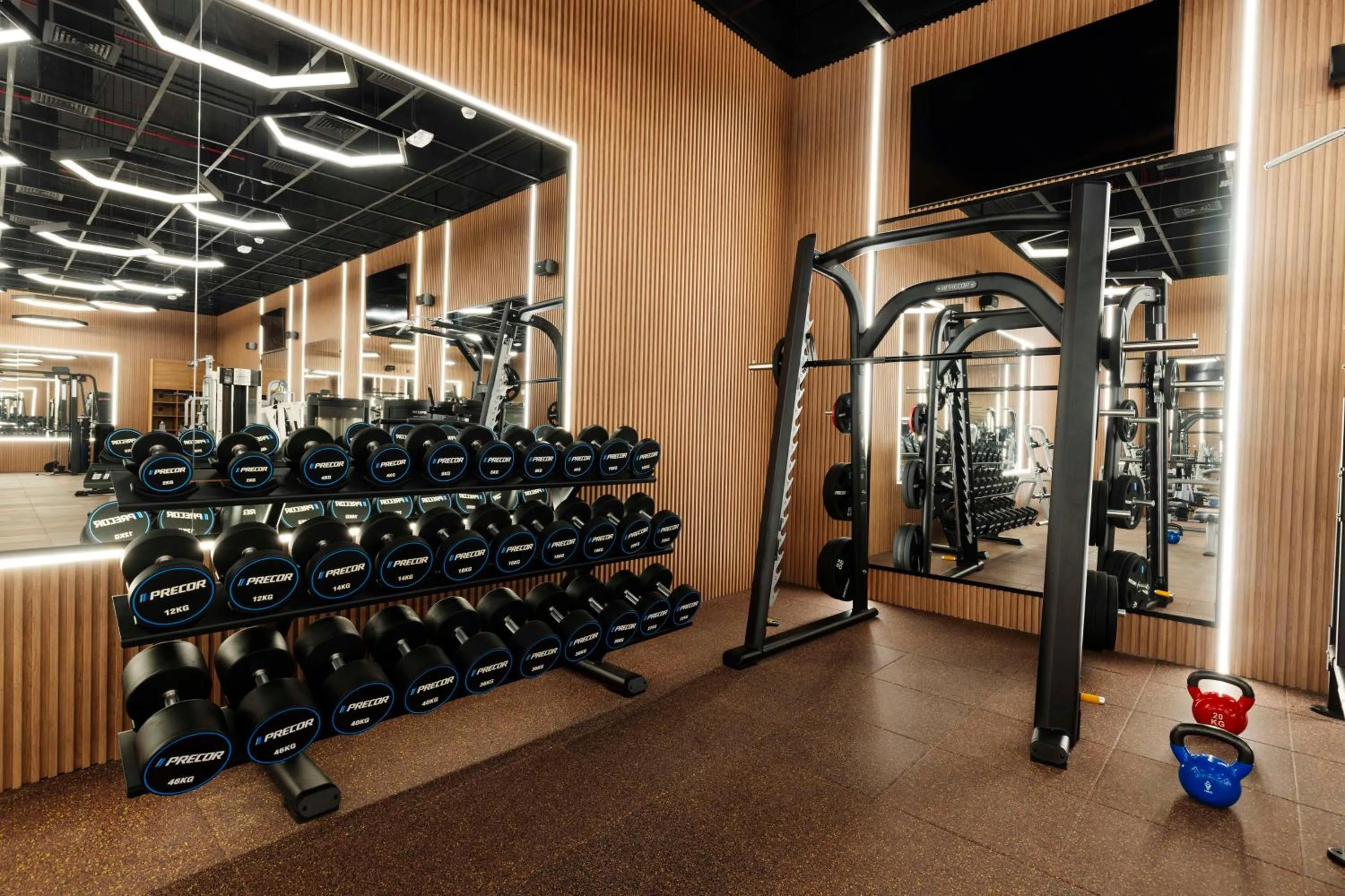Fitness centre/facilities in Radisson Blu Hotel, Doha