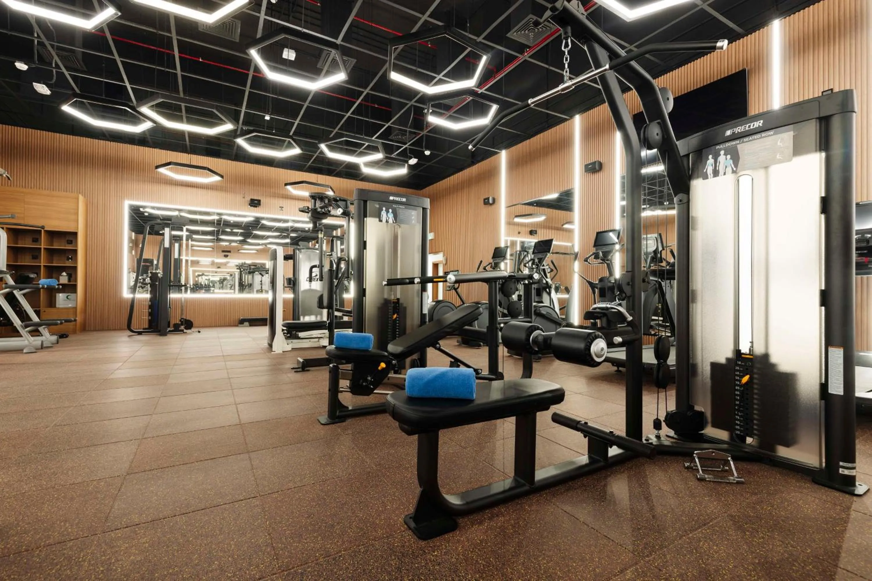 Fitness centre/facilities in Radisson Blu Hotel, Doha