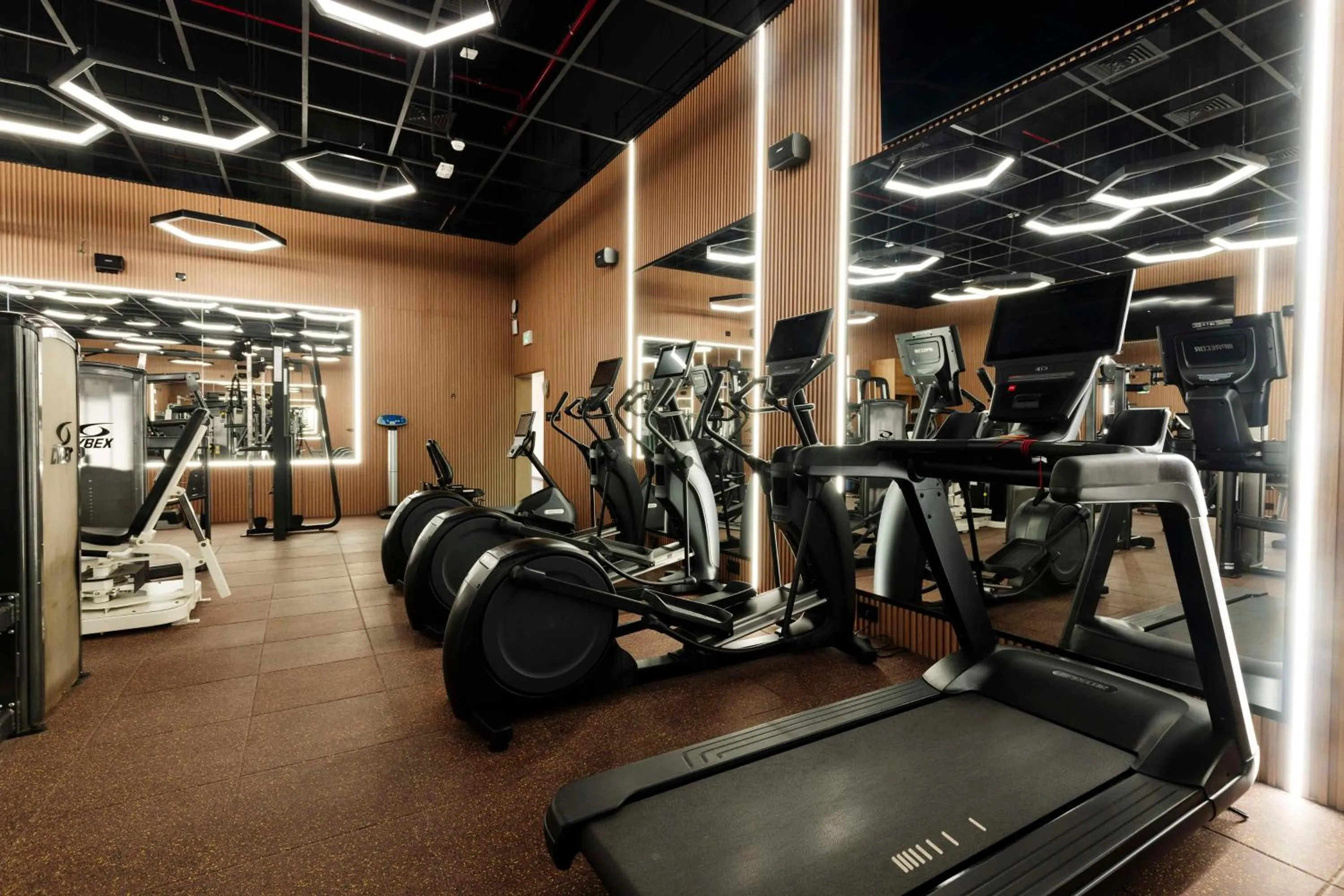 Fitness centre/facilities in Radisson Blu Hotel, Doha